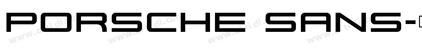 Porsche sans字体转换